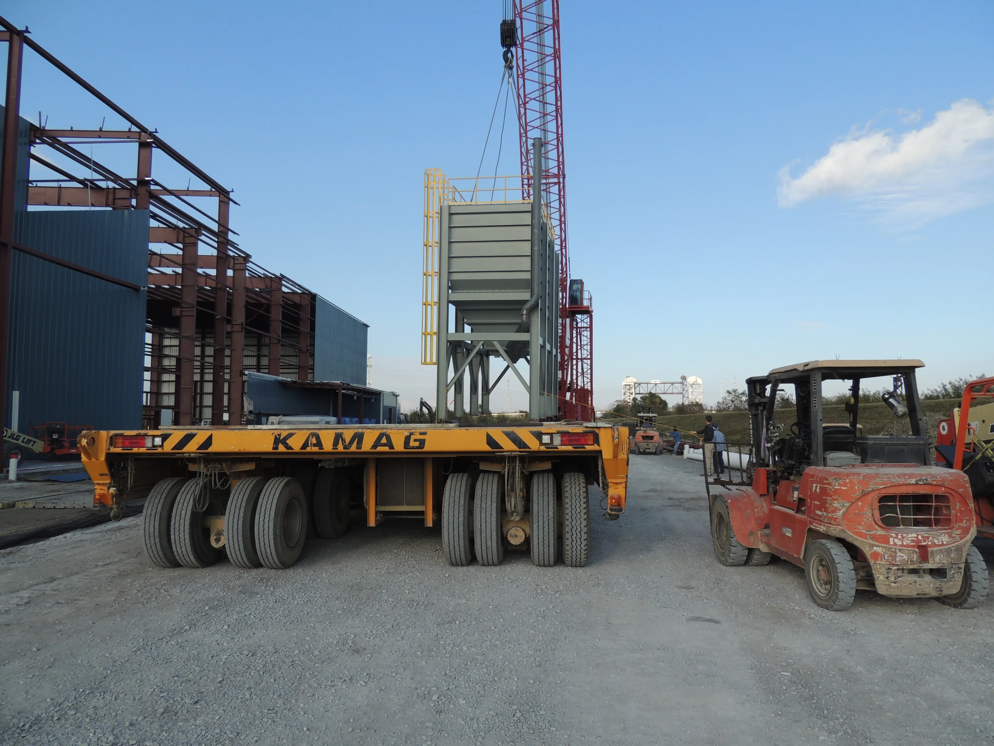 Robotic Barge Blasting System