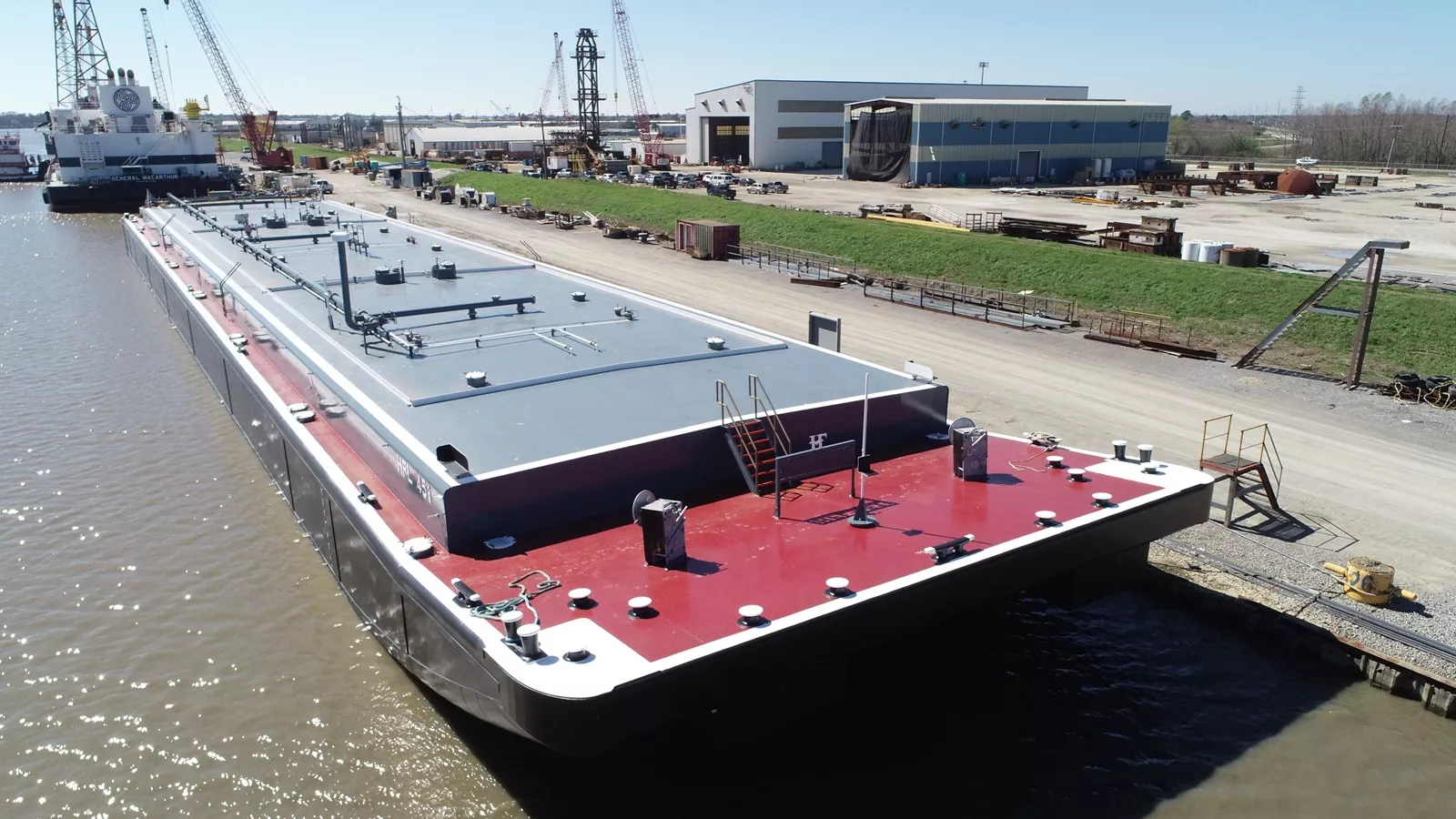 C&C Marine barge construction