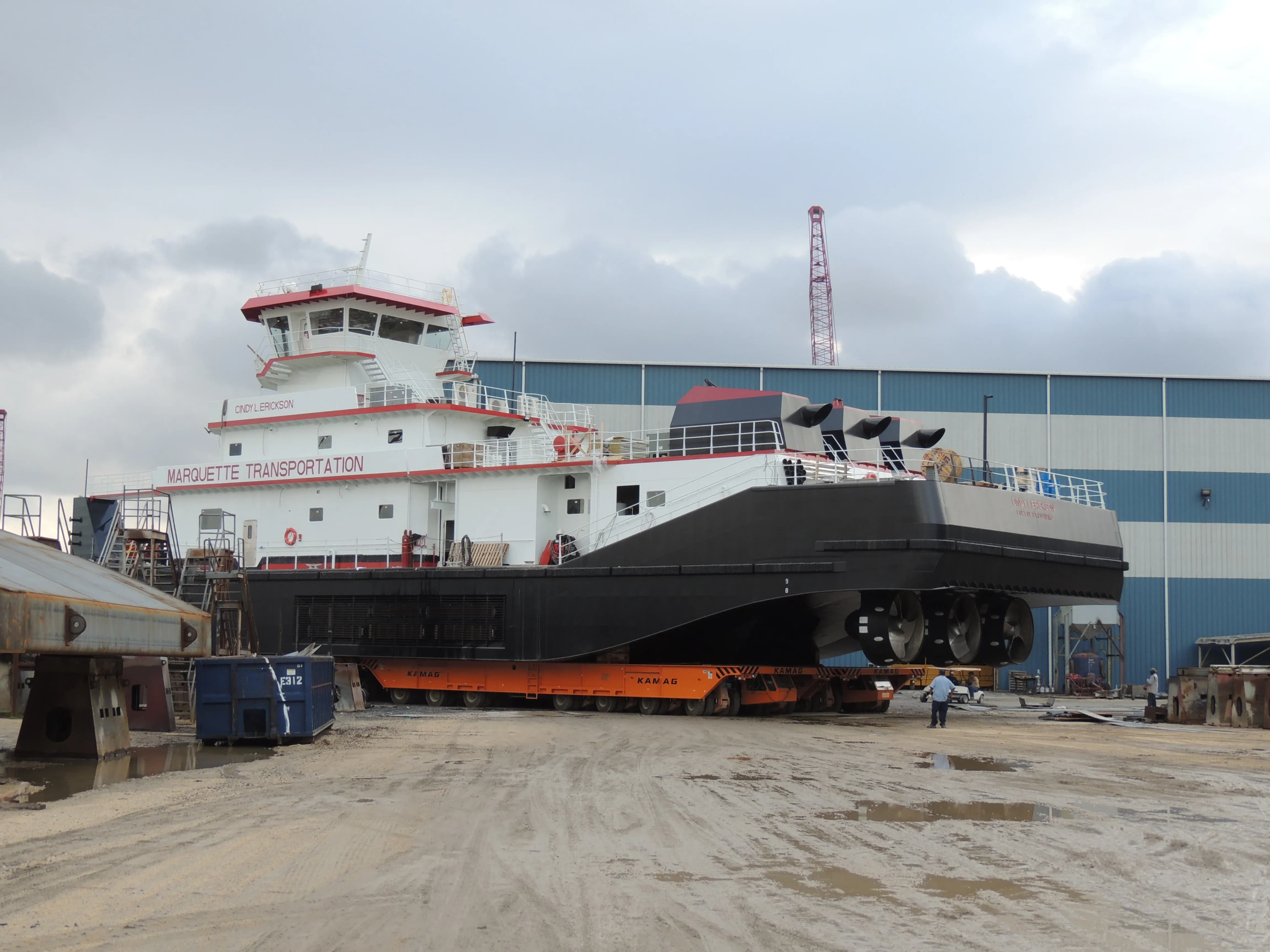 C&C Marine and Repair delivers the m/v Mendota to Upper River Services, LLC
