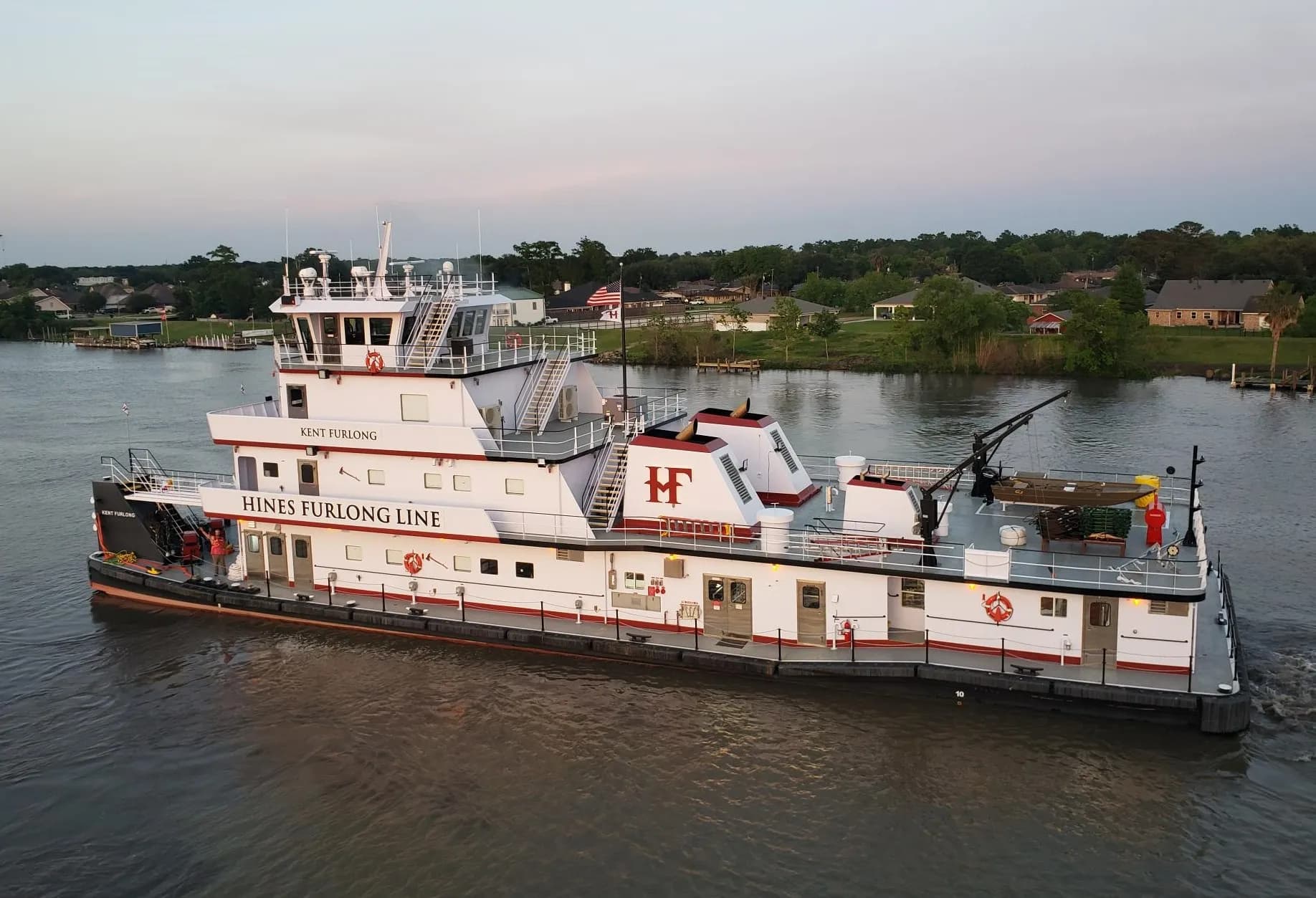 C&C Marine and Repair delivers the m/v Scarlett Rose Furlong to Hines Furlong Line, Inc.