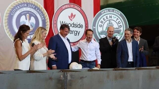 C&C Celebrates Keel Laying for Hybrid Escort Tug Series