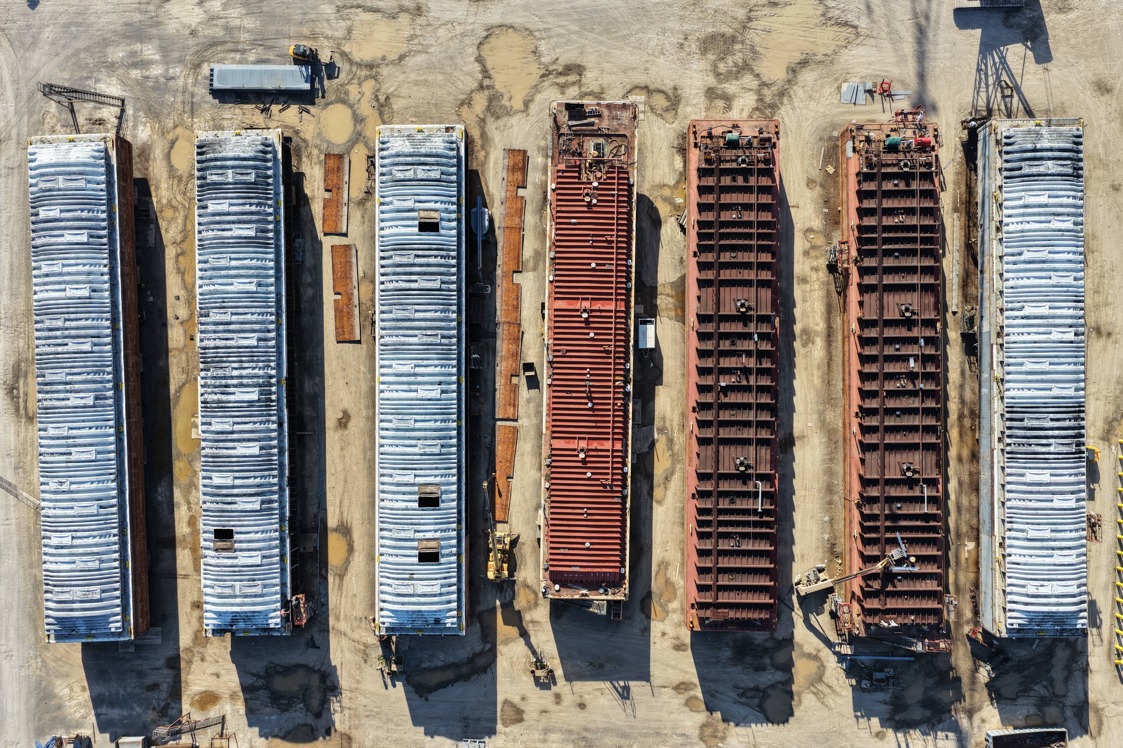 Vessel repair and conversion work